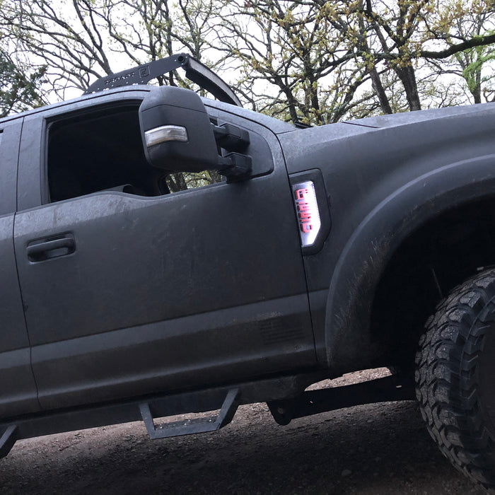 2019 Super Duty F-250 Installed LED Background Illumination Kit