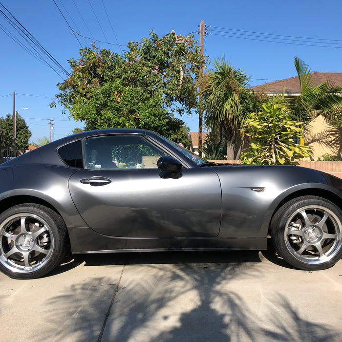 2019 Mazda  MX-5  Installed Smoked Lens Dynamic Sequential Blink/Flow Amber LED Front Side Marker Light Kit