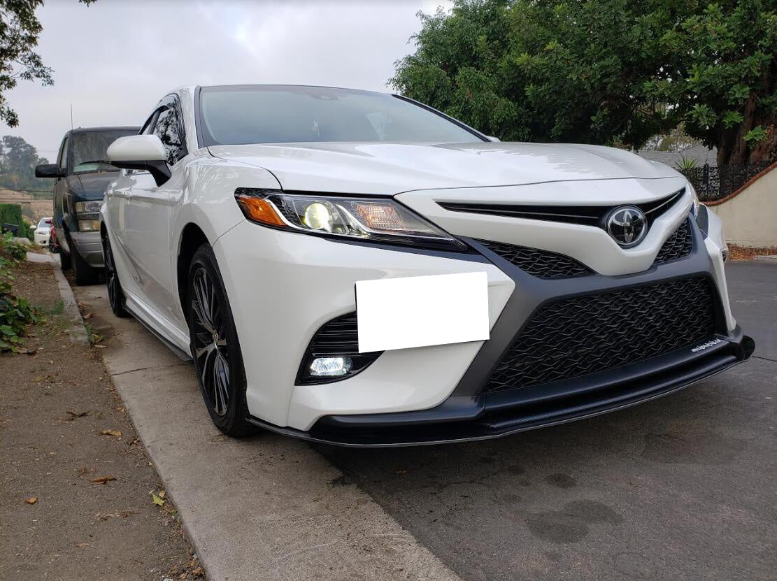 2018 Toyota Camry SE Installed JDM Style OEM-Spec 15W LED Fog Light Kit