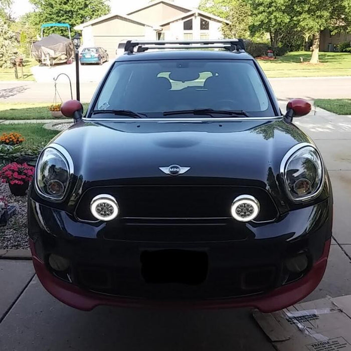 2013 MINI Cooper Countryman Installed 27W Black or Chrome Finish LED Rally Driving Lights