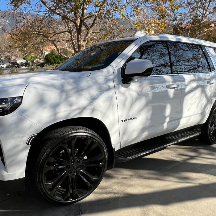 2023 Chevy tahoe  Installed Smoked Lens White Double-Stripe LED Side Markers