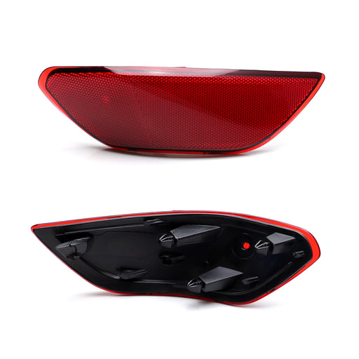 LH/RH OE Red Rear Bumper Reflector Lenses For 2011-2014 Porsche Cayenne Pre-LCI