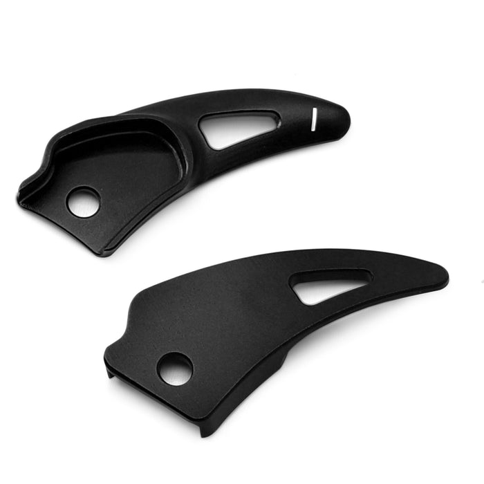 Black Larger Aluminum Paddle Shifters For Challenger Charger Durango SRT/Hellcat