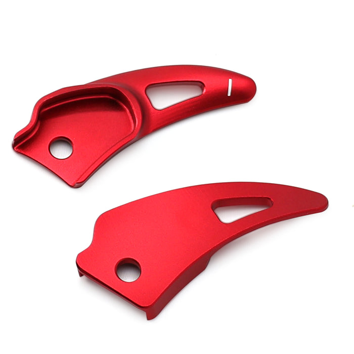 Red Larger Aluminum Paddle Shifters For Challenger Charger Durango SRT/Hellcat