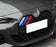 ///M-Color Stripe Diamond Shape Grille Insert Trims For 21+ BMW G22 G23 4 Series