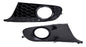 Euro Style Gloss Black LH RH Fog Opening Bezel Covers For VW 2010-14 MK6 Golf6