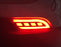 Smoke Red Optic Tube Style LED Rear Bumper Reflectors For 2017-up Jeep Compass