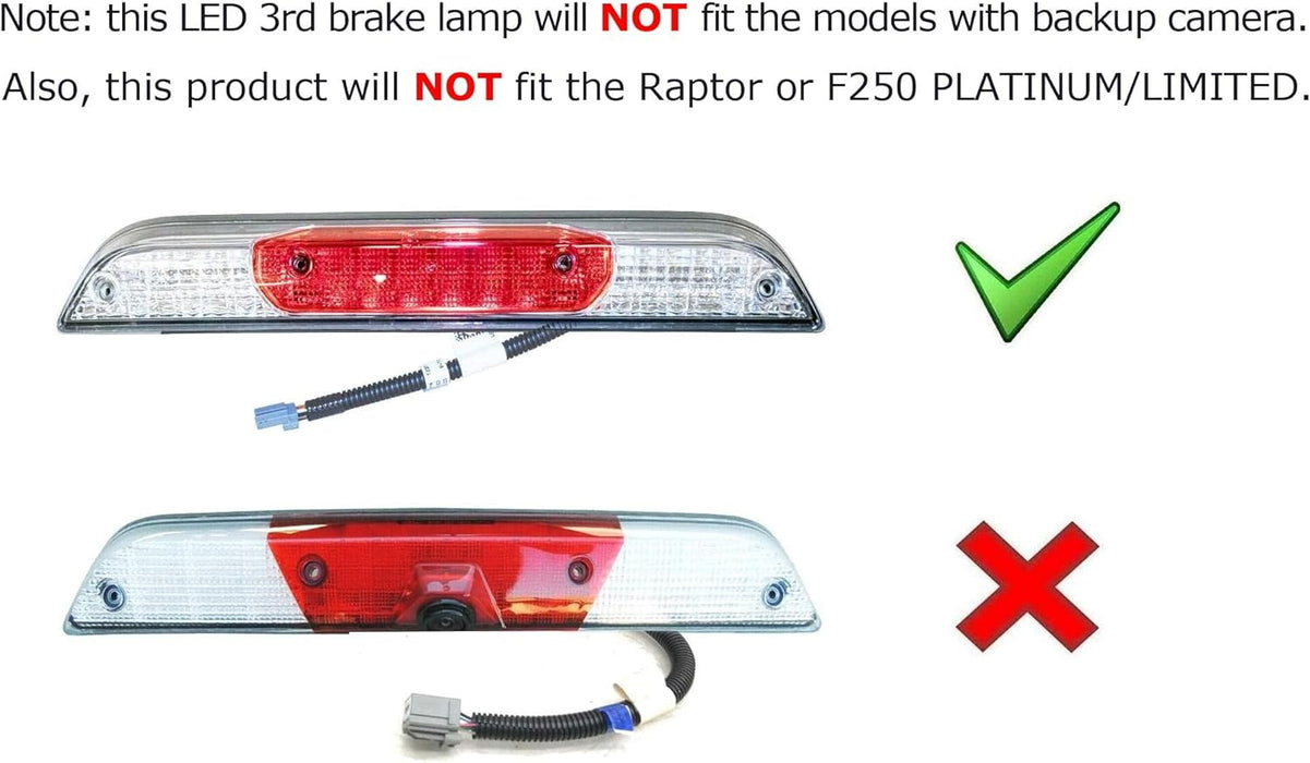 Raptor Style F1 Strobe LED High Mount 3rd Brake Light For 15-20 F150 F250 Ranger