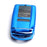 Blue TPU KeyFob Protective Case w/Face Panel Cover For Acura ILX RLX TLX RDX MDX