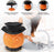 Halloween Pumpkin Head & Hat Dish Soap Dispenser Sponge Holder For Kitchen Sink