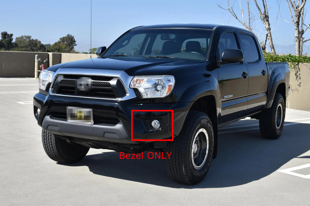 OE-Spec LH RH Lower Bumper Fog Lamp Bezel Garnish Covers For Toyota 12-15 Tacoma