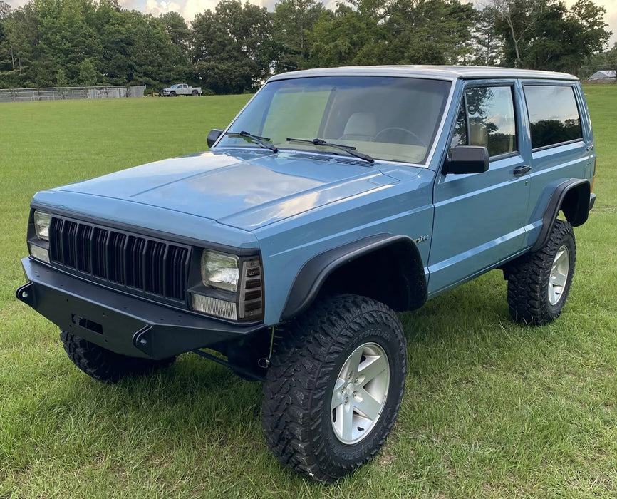 Smoke Lens White Full LED Front Vertical Side Markers For Jeep 84-96 Cherokee XJ