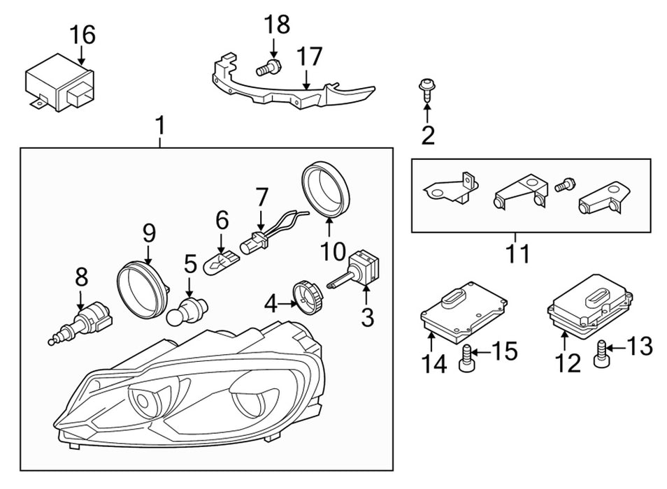 8L0941953 2-Pin W5W 2825 Bulb Holder Sockets For Audi A4 A6 A8 VW Golf GTI Jetta