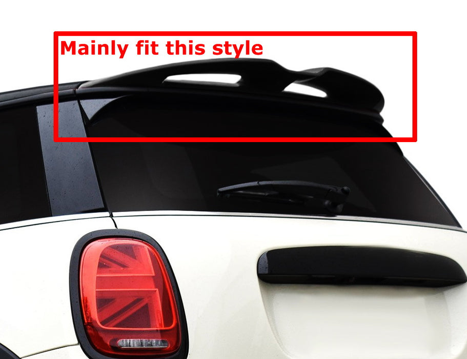 "Carbon Fiber" Pattern Roof Spoiler Lips For MINI F55 F56 F54 JCW Style Spoiler