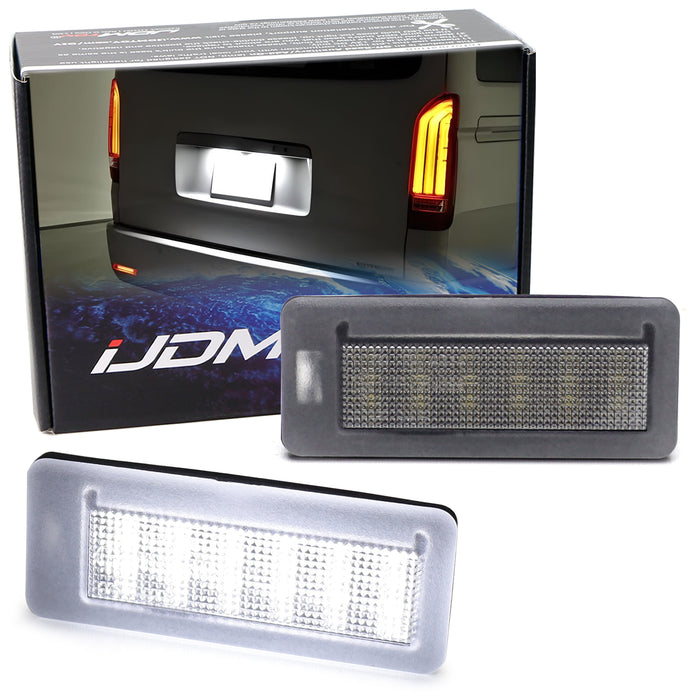 White 18-SMD Full LED License Plate Light For 2015-22 Dodge RAM ProMaster City