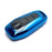 Chrome Blue TPU Key Fob Case For Ford or Lincoln 4/5-Button Intelligent Keyless