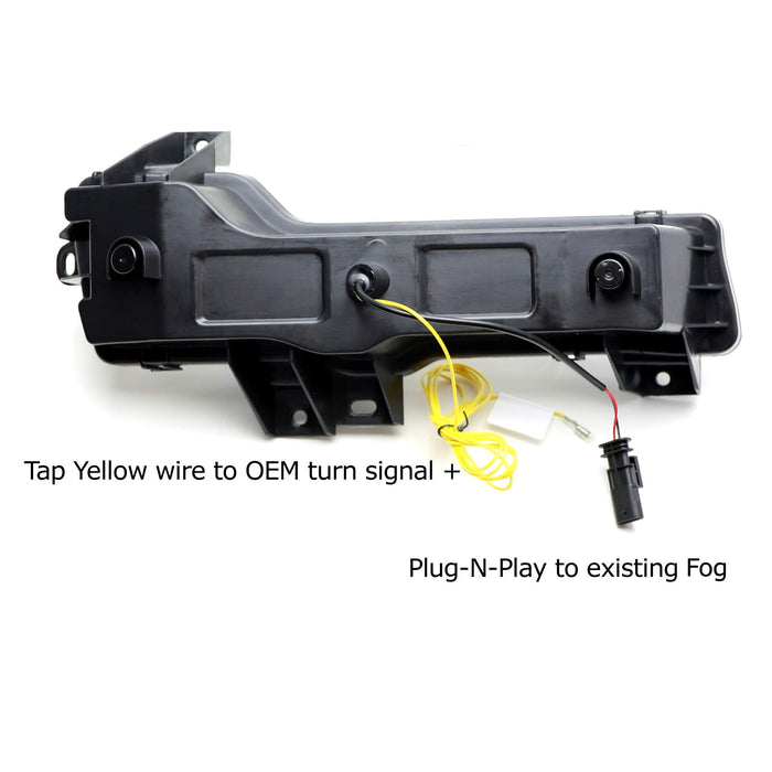 Switchback LED Daylight Kit w/ Sequential Blink Turn Signal For Tesla Model 3 Y