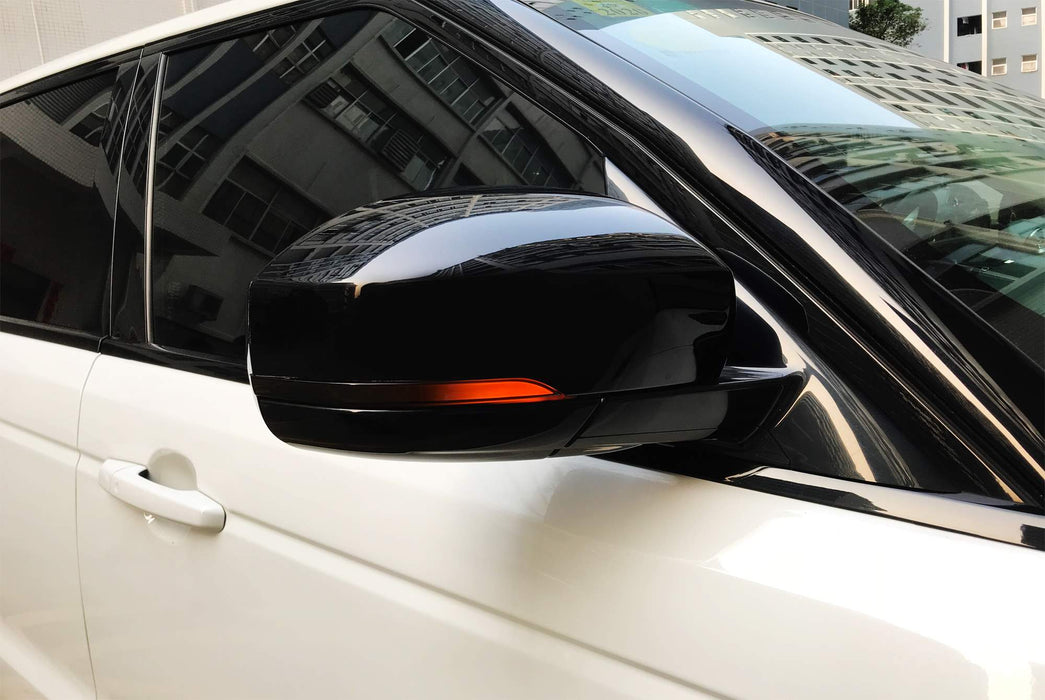 Smoked Lens Side Mirror Sequential Blink Turn Signal Light For 13-18 Range Rover