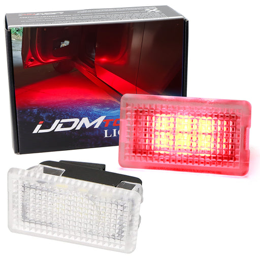 Red Full LED Door/Footwell/Glove Box/Trunk Lamps For Tesla 3 Y X S CyberTruck