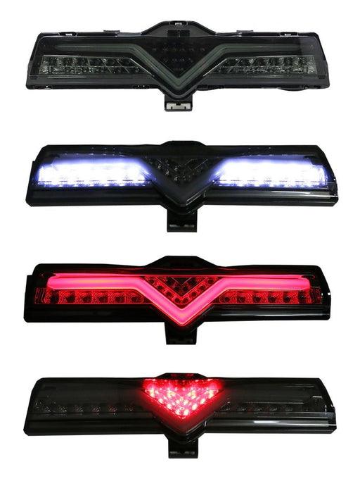 Smoked LED Rear Bumper Reverse Brake Fog Light Lamp For Scion FRS 86 Subaru BRZ