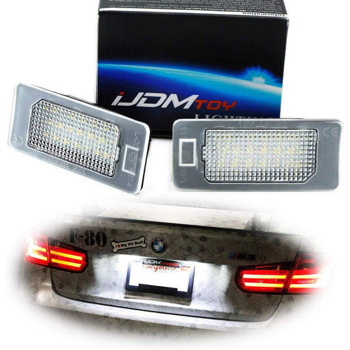 Direct Replace Error Free 24-LED License Plate Lamps For BMW E90 E92 E60 E70