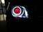 VW GTI Style White LED Halo Ring Angel Eye Shrouds For 3" H1 Headlamp Projector