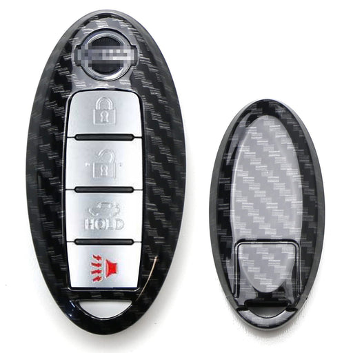 Exact Fit Carbon Fiber Smart Key Fob Shell For Nissan Armada Rogue GT-R Murano