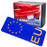 European Union EU Euro Rear Bumper Trunk License Plate Side Bar Sticker Badge