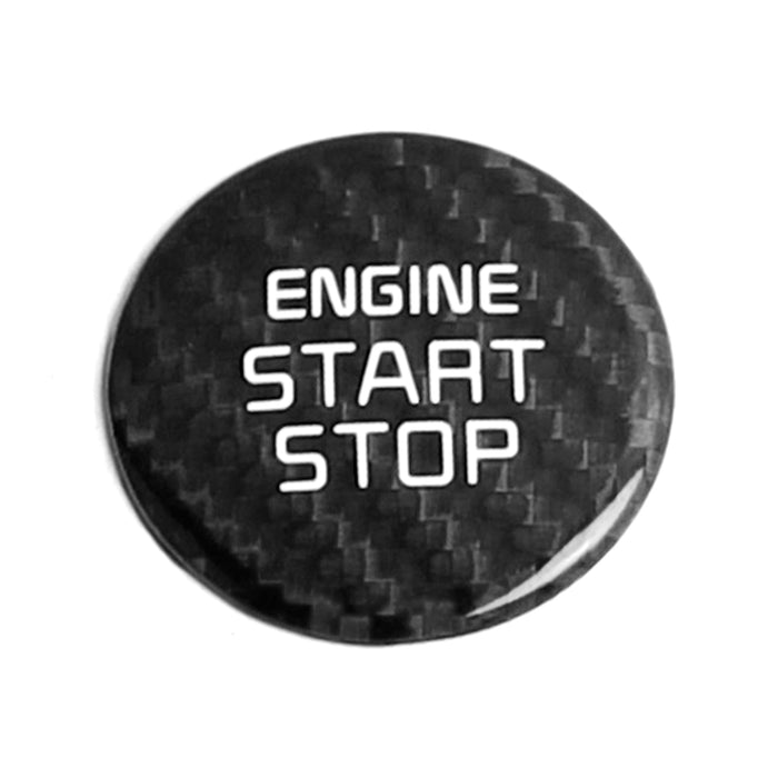 GT-Line Spec Black Real Carbon Fiber Engine Push Start Button For Kia Stinger K5