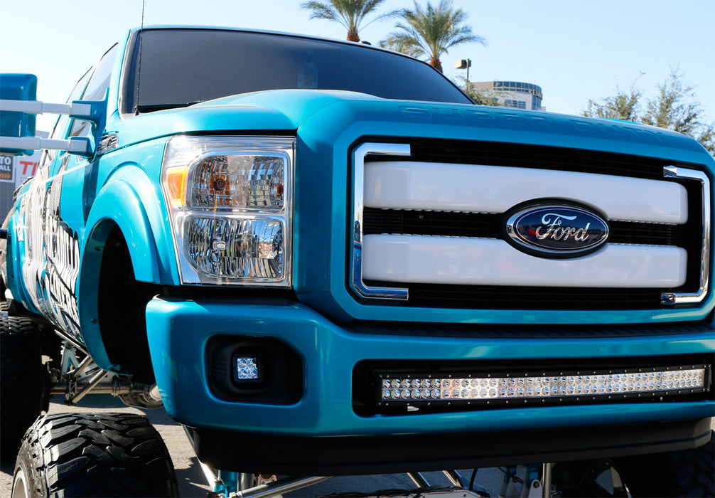 240W 40-42" LED Light Bar w/ Lower Bumper Bracket For 11-16 F250 F350 SuperDuty