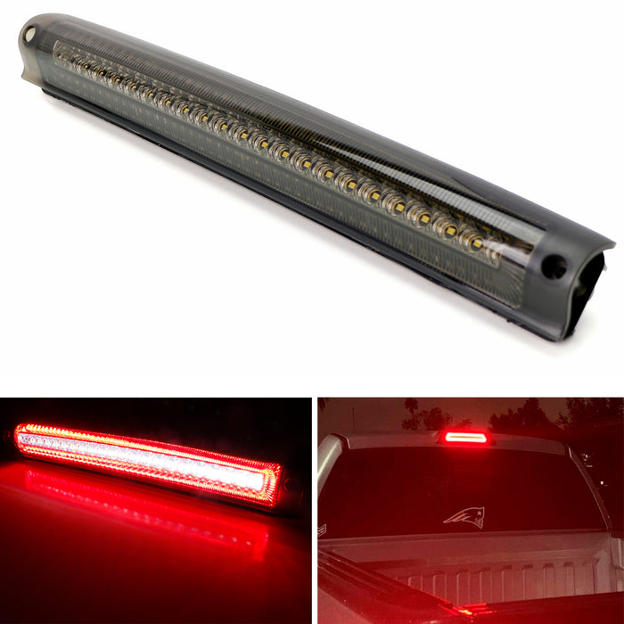 Smoke Lens Strobe LED High Mount 3rd Brake Light For Ford 97-03 F-150