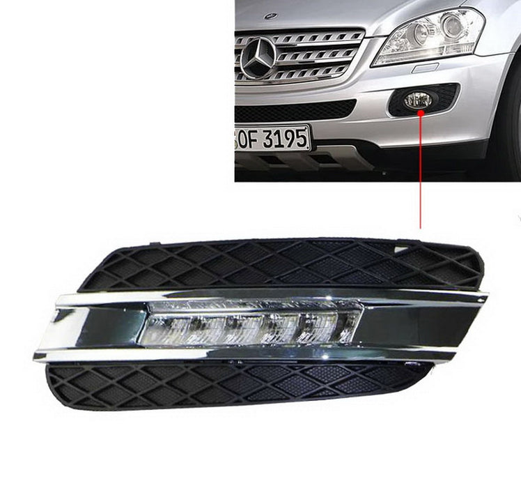 Direct Fit 12W LED Daytime Running Lights DRL For 2006-08 Mercedes W164 ML-Class