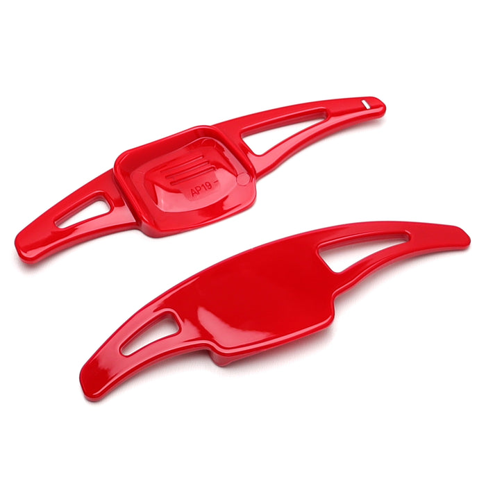 Gloss Red Finish Steering Wheel Large Paddle Shifters For VW MK8 Golf/GTI, Jetta