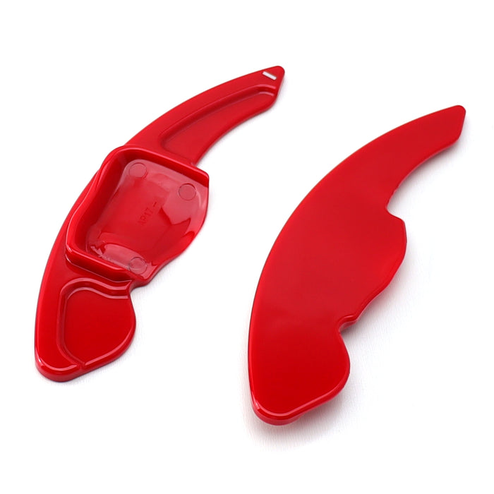 Gloss Red Finish Steering Wheel Large Paddle Shifters For VW MK6 Golf GTi Jetta