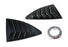 Rear Quarter Side Window Vent Louvers For 13-16 Scion FRS, 17-21 86, Subaru BRZ