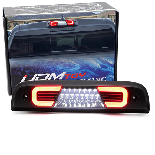 Smoked C-Ring Full LED 3rd Brake Light For 2014-2018 Silverado Sierra 1500 2500