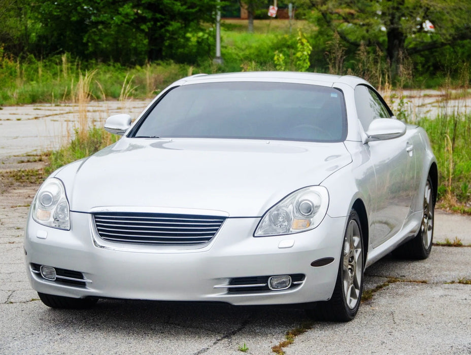 Smoked 4pc White Full LED Strip Front/Rear Bumper Side Markers For Lexus SC430