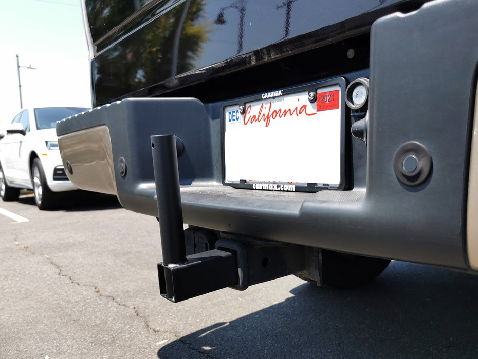 2-Inch Standard Tow Hitch Receiver Mount Flagpole Holder For Truck SUV Trailer..