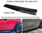 Extra Long Left/Right Carbon PP Universal Rear Side Skirt Winglets Diffusers