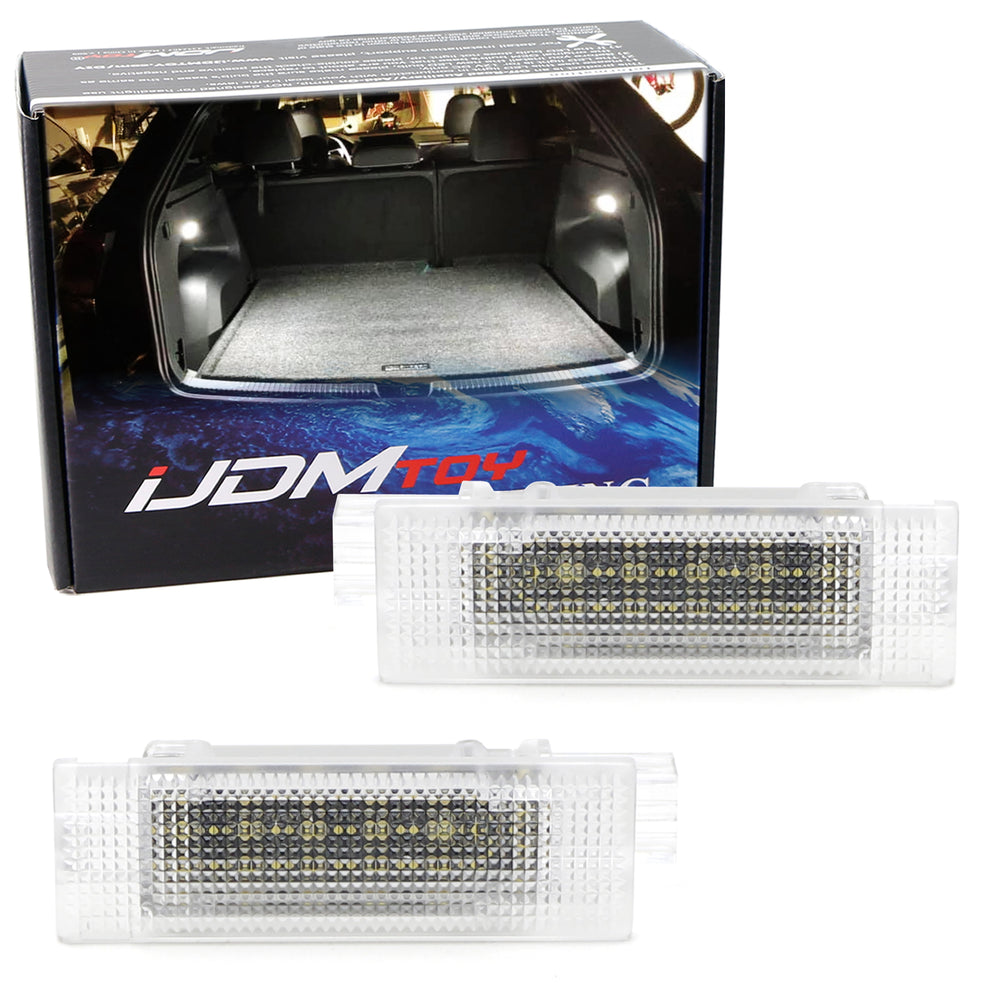 White 18-SMD LED Trunk Lamps For Alfa Giulia/Fiat 500/Jeep Cherokee/Dodge Hornet