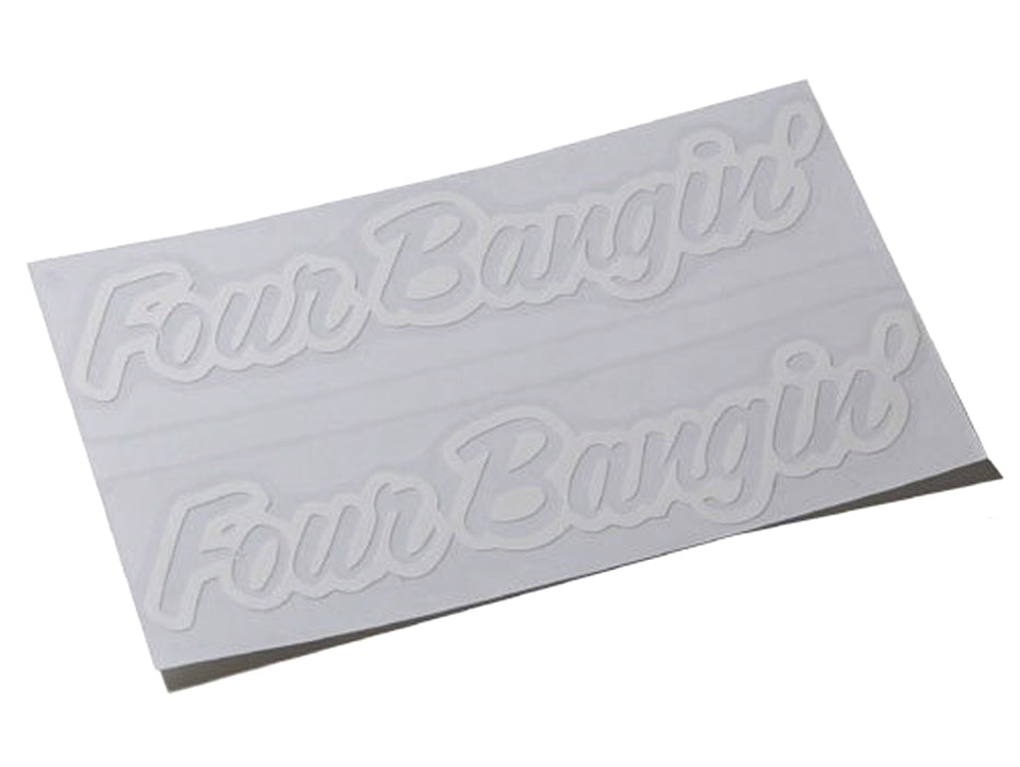 (2) 5" Four Bangin! JDM Cool Car Bumper/Windshield/Spoiler Die-Cut Decal Sticker