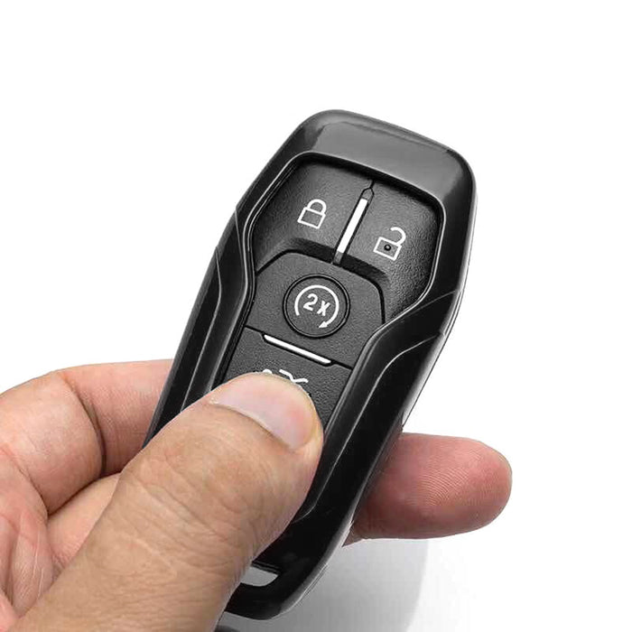 Glossy Black Key Fob Shell Cover For Ford Lincoln Intelligent Access Smart Key