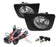 Clear Lens Fog Lamp Kit w/White LED Replacement Bulbs For Toyota 2006-09 4Runner