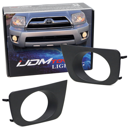 Pair OEM-Spec LH RH Front Bumper Fog Light Bezel Covers For Toyota 06-09 4Runner