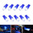 (10) Blue 1-LED 168 175 194 2825 W5W T10 LED Bulbs For Car Interior Lights, etc