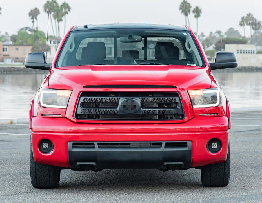 40W Amber LED Pod Foglamps w/Mount Bezel Panels Wiring For Tundra Tacoma Sequoia