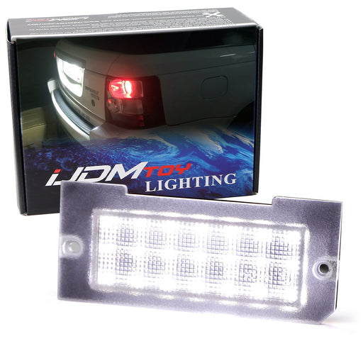 White 21-SMD Full LED License Plate Light For 1998-06 Land Rover Freelander L314