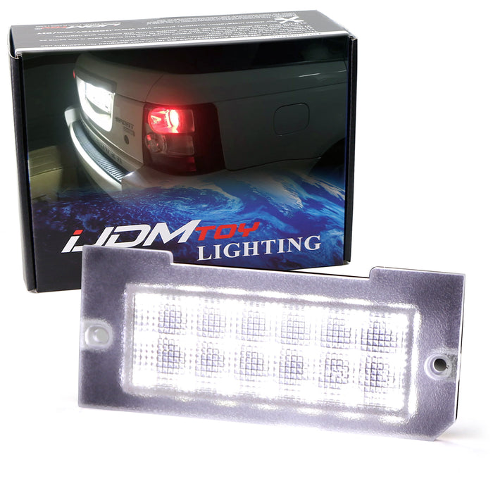 White 21-SMD Full LED License Plate Light For 1998-06 Land Rover Freelander L314