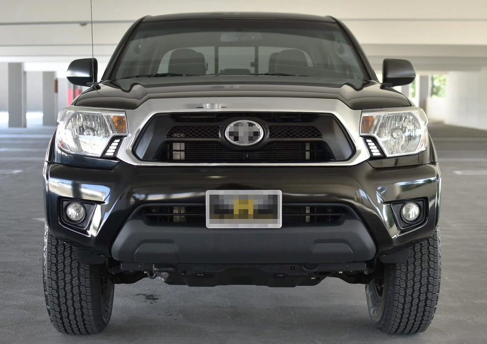 Below Headlamp White/Amber Sequential LED Daylight Kit For 2012-15 Toyota Tacoma