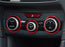 Sports Red AC Climate Control Knob Outer Ring Decoration Trims For 18+ Subaru XV